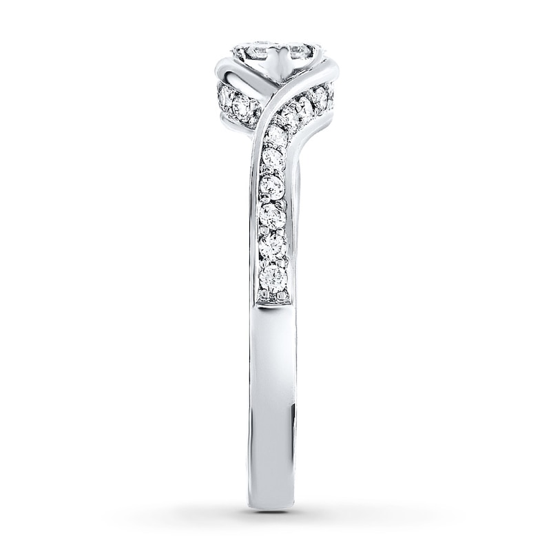 Main Image 3 of Now + Forever Diamond Engagement Ring 1/4 ct tw Round-cut 10K White Gold
