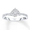 Thumbnail Image 1 of Now + Forever Diamond Engagement Ring 1/3 ct tw Round-cut 10K White Gold