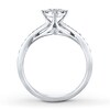 Thumbnail Image 1 of Diamond Engagement Ring 1/3 ct tw Round-cut 10K White Gold