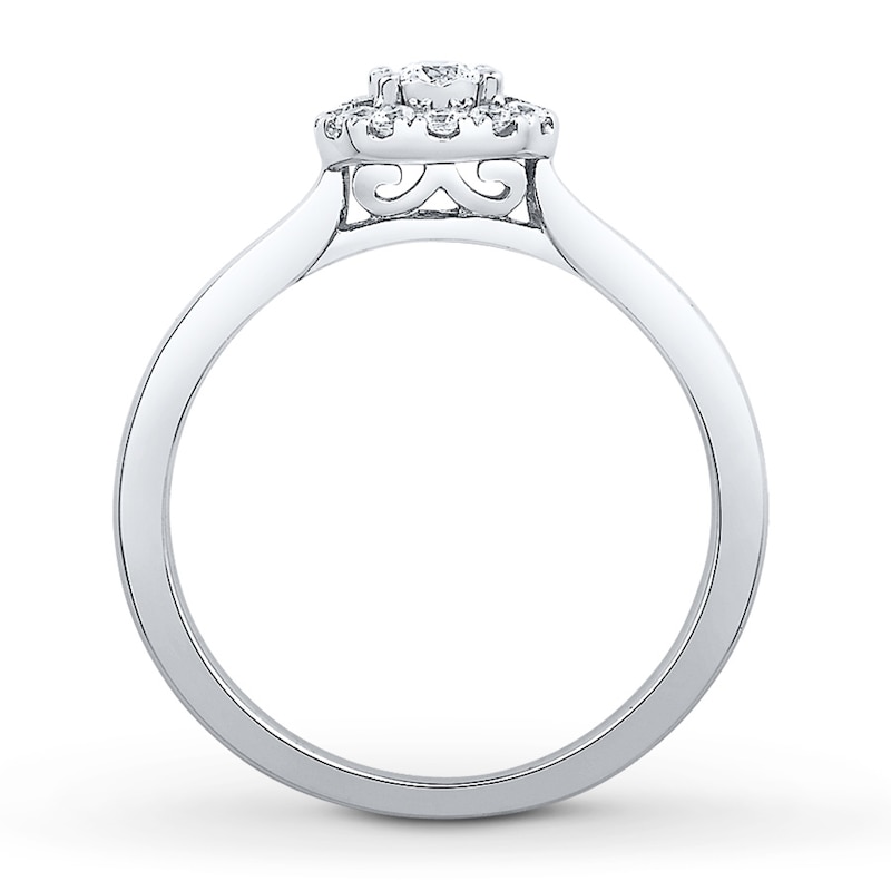 Diamond Bridal Set 3/8 ct tw Round-cut 14K White Gold