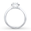 Thumbnail Image 1 of Diamond Bridal Set 3/8 ct tw Princess-cut 14K White Gold
