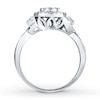 Thumbnail Image 1 of Diamond Engagement Ring 5/8 ct tw Round-cut 10K White Gold