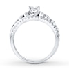 Thumbnail Image 1 of Diamond Bridal Set 3/4 ct tw Round-cut 14K White Gold