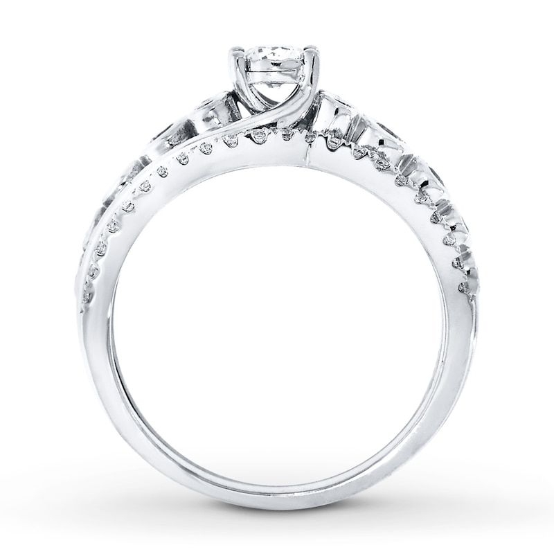 Diamond Bridal Set 3/4 ct tw Round-cut 14K White Gold | Kay