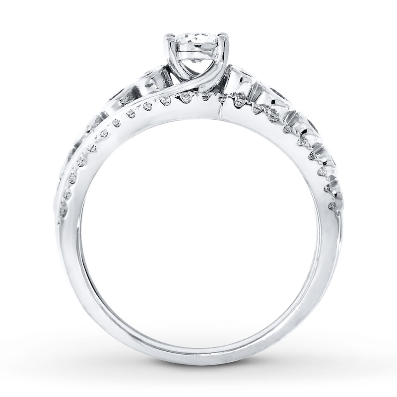 Main Image 2 of Now + Forever Diamond Bridal Set 3/4 ct tw Round-cut 14K White Gold