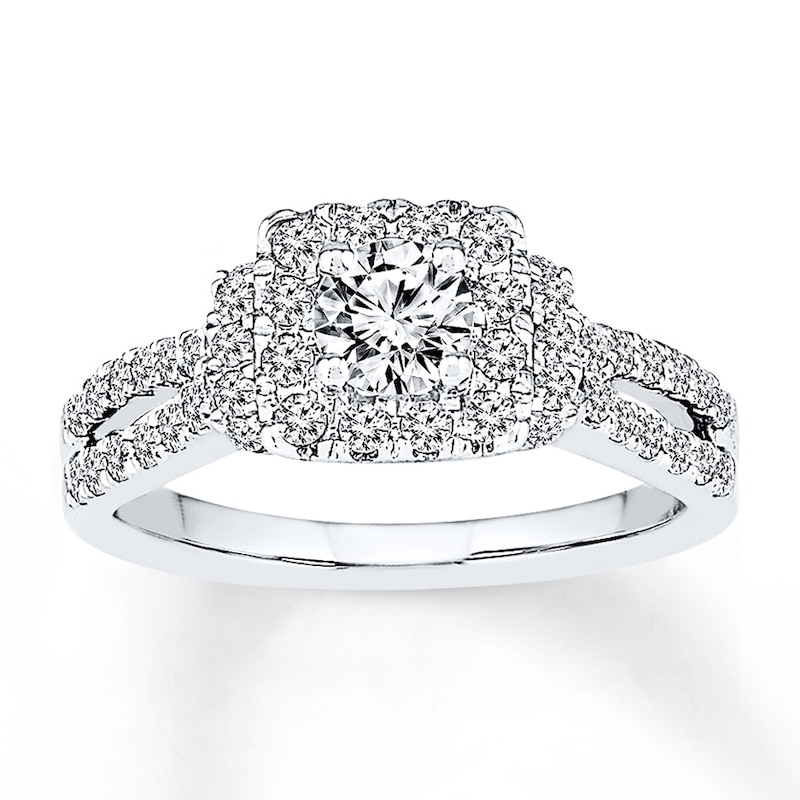 Main Image 1 of Now + Forever Diamond Engagement Ring 1 ct tw Round-cut 14K White Gold