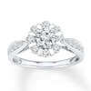 Thumbnail Image 1 of Now + Forever Diamond Engagement Ring 7/8 ct tw Round-cut 14K White Gold