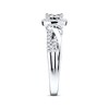 Thumbnail Image 2 of Diamond Engagement Ring 1/2 ct tw Princess & Round 10K White Gold