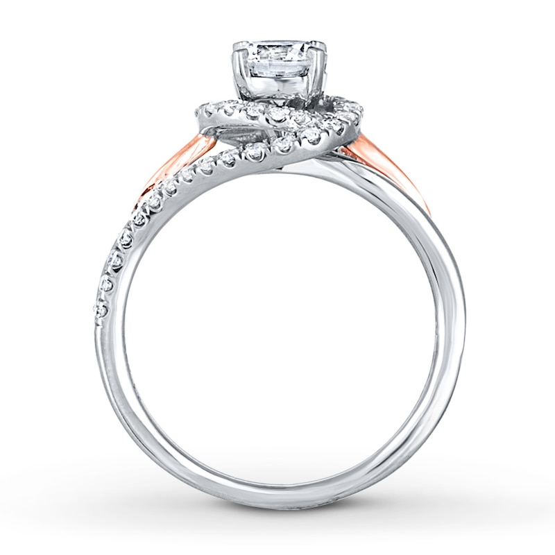 Main Image 2 of Now + Forever Diamond Engagement Ring 1 ct tw Round-cut 14K Two-Tone Gold