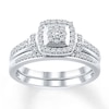 Thumbnail Image 1 of Now + Forever Diamond Bridal Set 1/2 ct tw Round-cut 10K White Gold