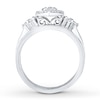 Thumbnail Image 1 of Diamond Bridal Set 7/8 carat tw 14K White Gold