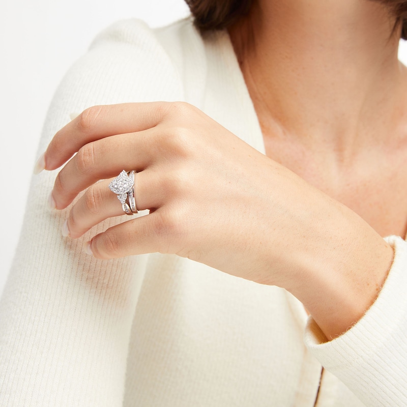 Main Image 4 of Now + Forever Diamond Bridal Set 7/8 carat tw 14K White Gold