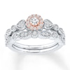 Thumbnail Image 1 of Now + Forever Diamond Bridal Set 1/2 Carat tw 10K White Gold