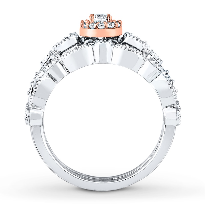 Main Image 2 of Now + Forever Diamond Bridal Set 1/2 Carat tw 10K White Gold