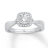 Thumbnail Image 1 of Now + Forever Diamond Engagement Ring 1/2 ct tw Round-cut 10K White Gold