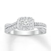 Thumbnail Image 1 of Now + Forever Diamond Engagement Ring 1/2 ct tw Round-cut 10K White Gold