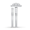 Bridal Set 7/8 ct tw Diamonds 14K White Gold