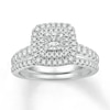 Thumbnail Image 0 of Diamond Bridal Set 3/4 Carat tw Round-cut 14K White Gold