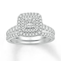 Now + Forever Diamond Bridal Set 3/4 Carat tw Round-cut 14K White Gold