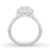 Thumbnail Image 2 of Now + Forever Diamond Bridal Set 3/4 Carat tw Round-cut 14K White Gold