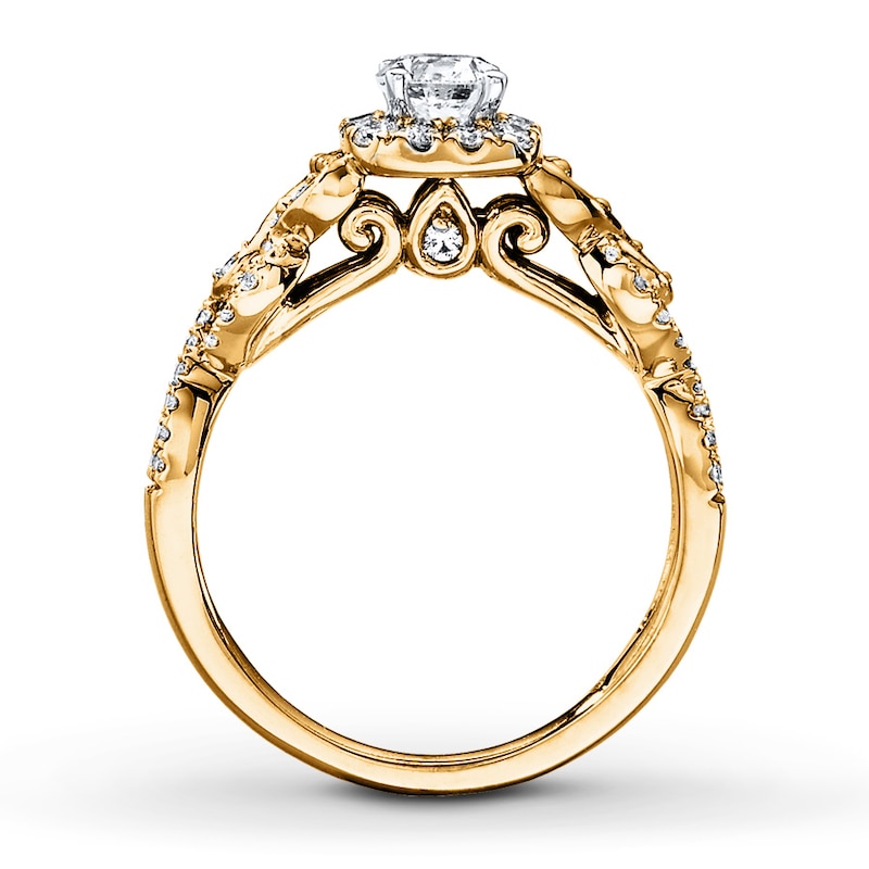 Main Image 2 of Now + Forever Diamond Engagement Ring 1 ct tw Round-cut 14K Yellow Gold