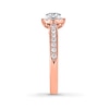 Thumbnail Image 3 of THE LEO Diamond Round-cut Engagement Ring 3/4 ct tw 14K Rose Gold