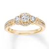 Thumbnail Image 0 of Diamond Engagement Ring 3/4 ct tw Round-cut 14K Yellow Gold