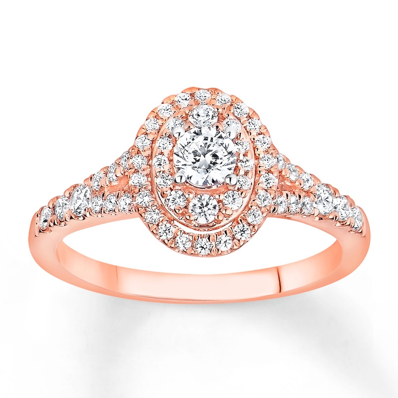 Main Image 1 of Now + Forever Diamond Engagement Ring 5/8 ct tw Round-cut 14K Rose Gold