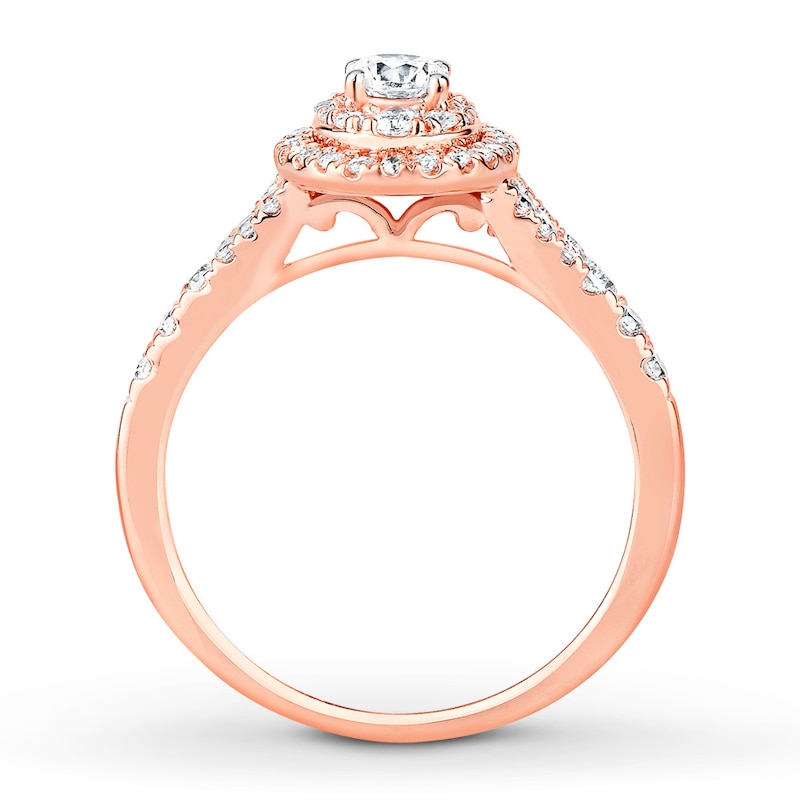 Main Image 2 of Now + Forever Diamond Engagement Ring 5/8 ct tw Round-cut 14K Rose Gold
