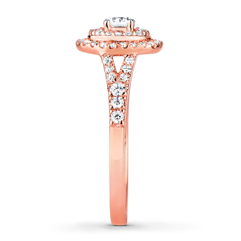 Main Image 3 of Now + Forever Diamond Engagement Ring 5/8 ct tw Round-cut 14K Rose Gold