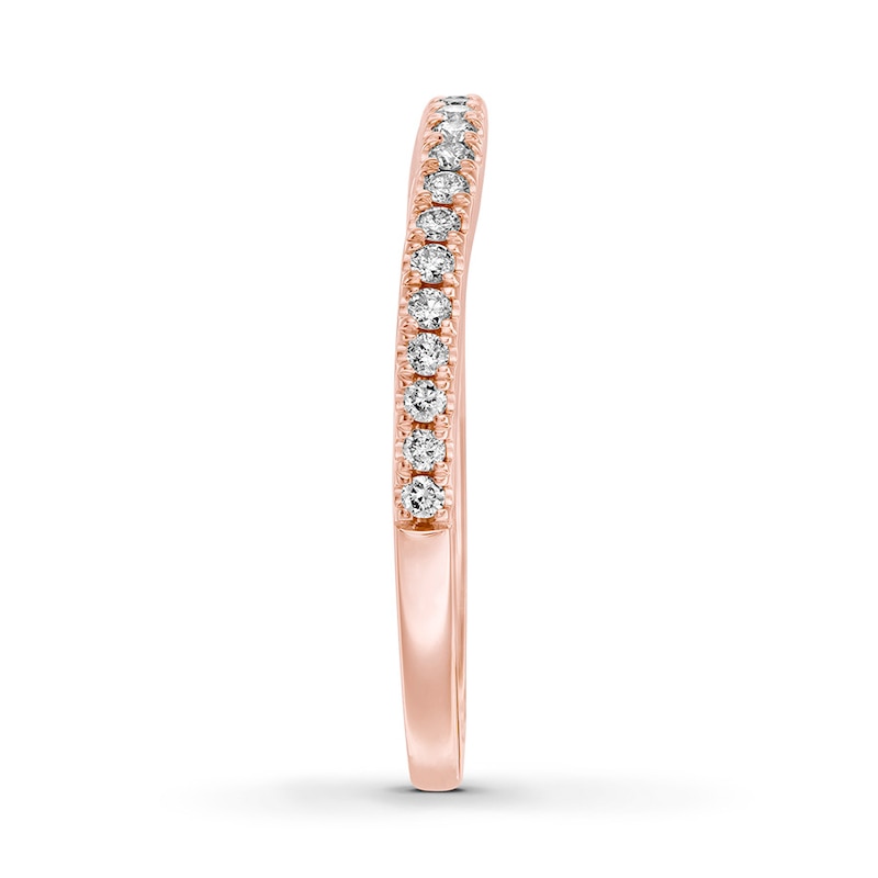 Main Image 3 of Now + Forever Diamond Wedding Band 1/5 ct tw 14K Rose Gold