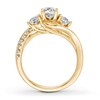 Diamond Engagement Ring 1-3/8 ct tw Round-cut 14K Yellow Gold