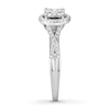 Thumbnail Image 2 of Diamond Engagement Ring 3/8 ct tw Round-cut 10K White Gold