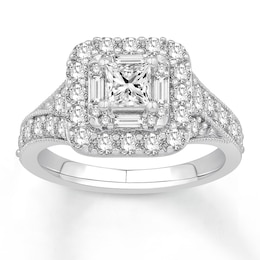 Now + Forever Diamond Engagement Ring 1-5/8 ct tw 14K White Gold
