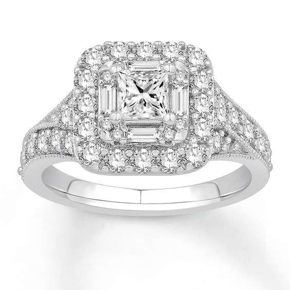 Now + Forever Diamond Engagement Ring 1-5/8 ct tw 14K White Gold