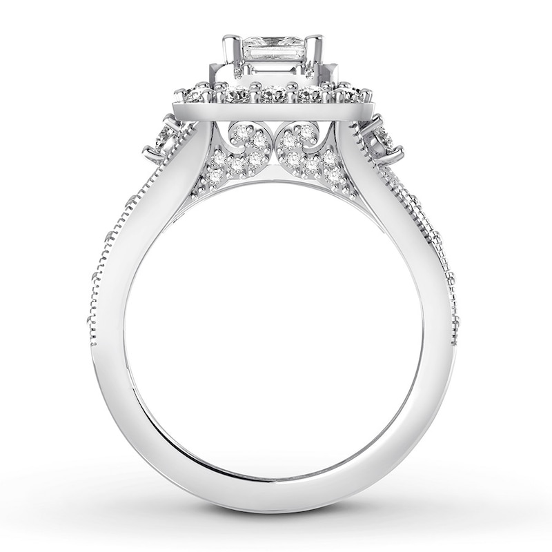 Diamond Engagement Ring 1-5/8 ct tw 14K White Gold