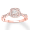 Thumbnail Image 0 of Diamond Engagement Ring 3/8 Carat tw 10K Rose Gold