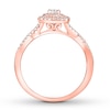 Thumbnail Image 1 of Diamond Engagement Ring 3/8 Carat tw 10K Rose Gold