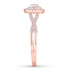 Thumbnail Image 2 of Diamond Engagement Ring 3/8 Carat tw 10K Rose Gold