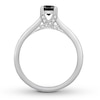 Thumbnail Image 2 of Now + Forever Black & White Diamond Engagement Ring 1/2 ct tw 10K White Gold