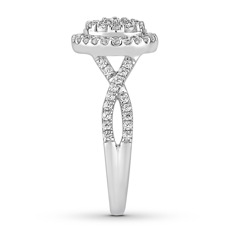Main Image 3 of Now + Forever Diamond Engagement Ring 1/2 Carat tw 10K White Gold