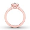 Thumbnail Image 1 of Diamond Engagement Ring 1/2 Carat tw 10K Rose Gold