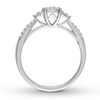 Thumbnail Image 2 of Diamond Ring 1/4 ct tw Round-cut 10K White Gold