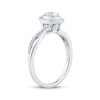 Thumbnail Image 2 of Now + Forever Diamond Engagement Ring 1/2 ct tw Pear & Round 14K White Gold