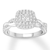 Thumbnail Image 1 of Now + Forever Princess-cut Diamond Engagement Ring 3/4 carat tw 14K White Gold