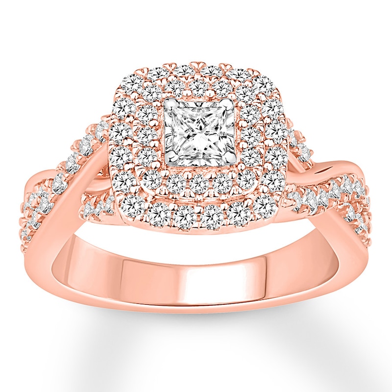 Main Image 1 of Now + Forever Diamond Engagement Ring 7/8 carat tw 14K Rose Gold