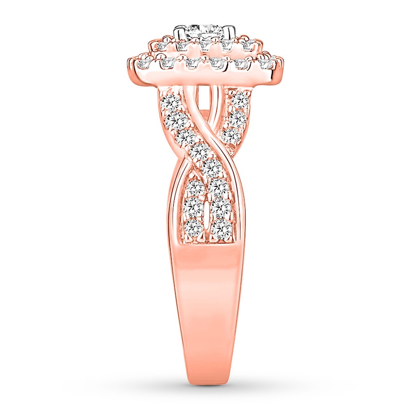 Main Image 3 of Now + Forever Diamond Engagement Ring 7/8 carat tw 14K Rose Gold