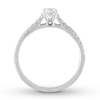 Thumbnail Image 2 of Now + Forever Diamond Engagement Ring 1/2 carat tw Round-cut 14K White Gold