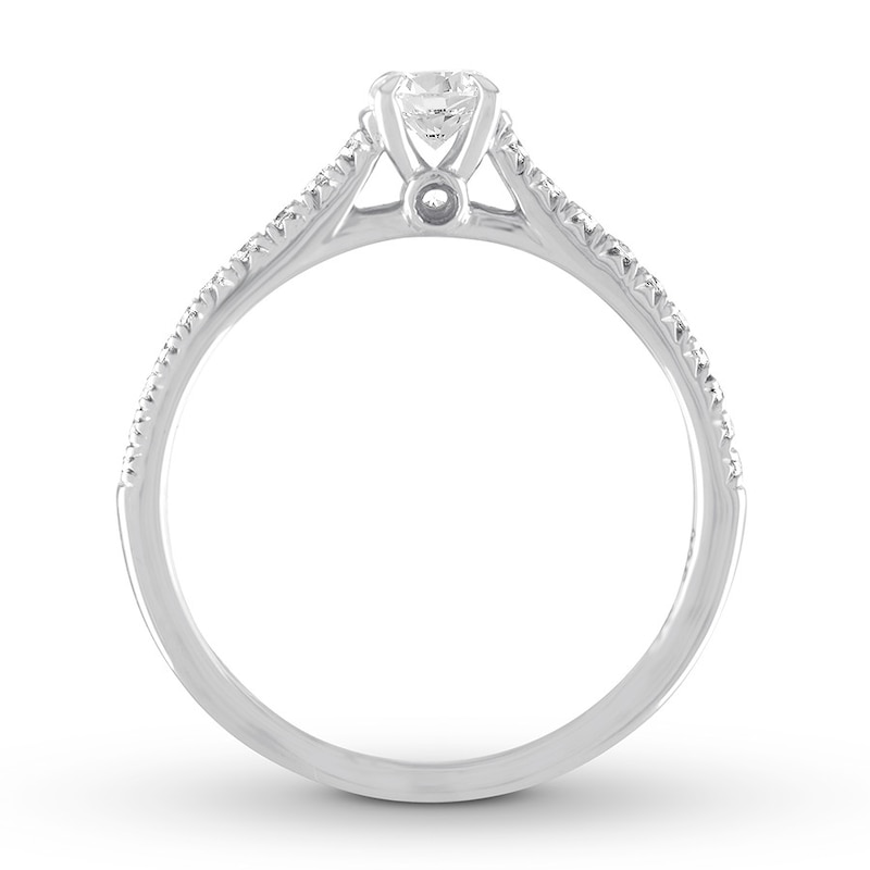 Main Image 2 of Now + Forever Diamond Engagement Ring 1/2 carat tw Round-cut 14K White Gold
