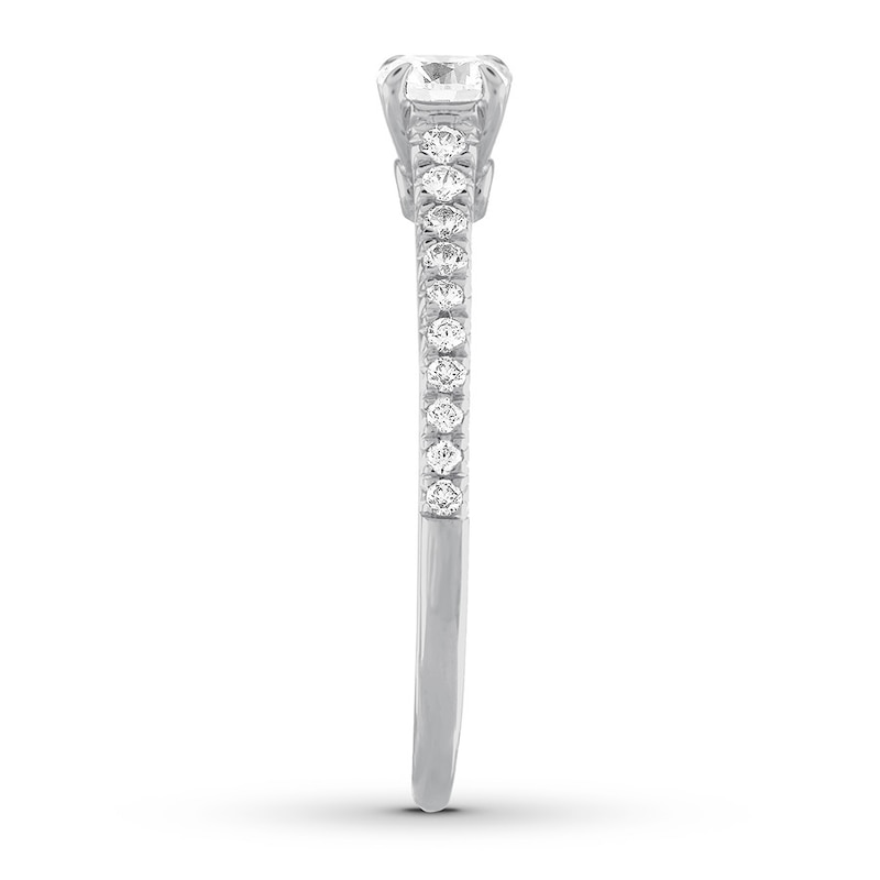 Main Image 3 of Now + Forever Diamond Engagement Ring 1/2 carat tw Round-cut 14K White Gold